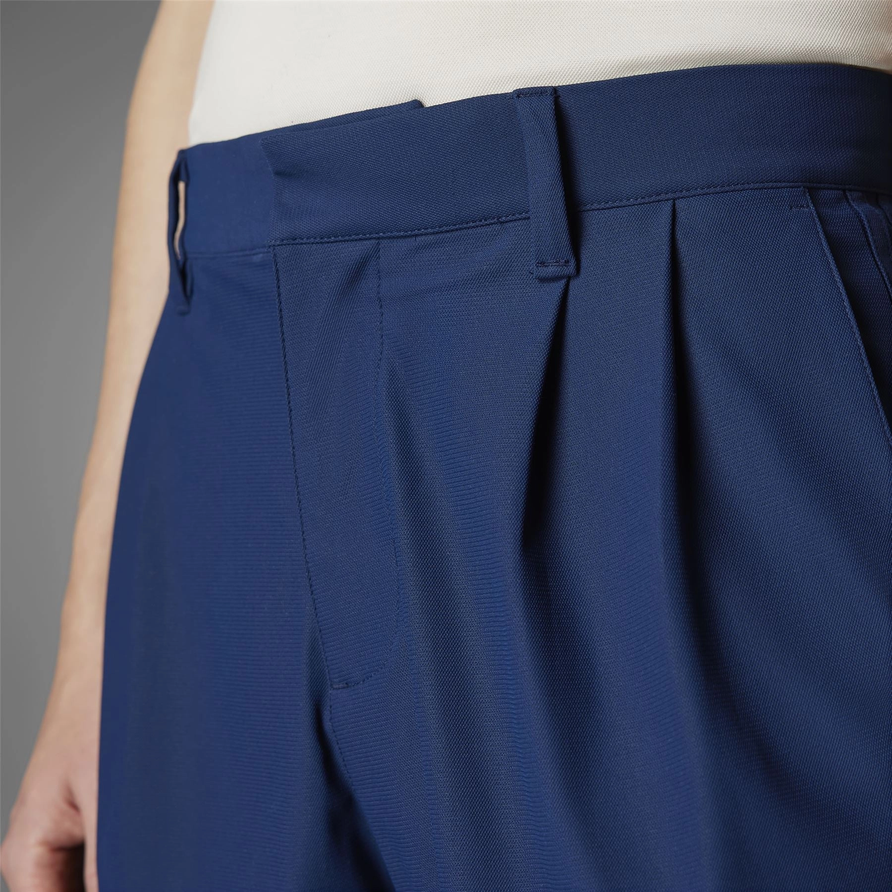 Twistknit Pleated Shorts Night Indigo Adidas Men's Apparel