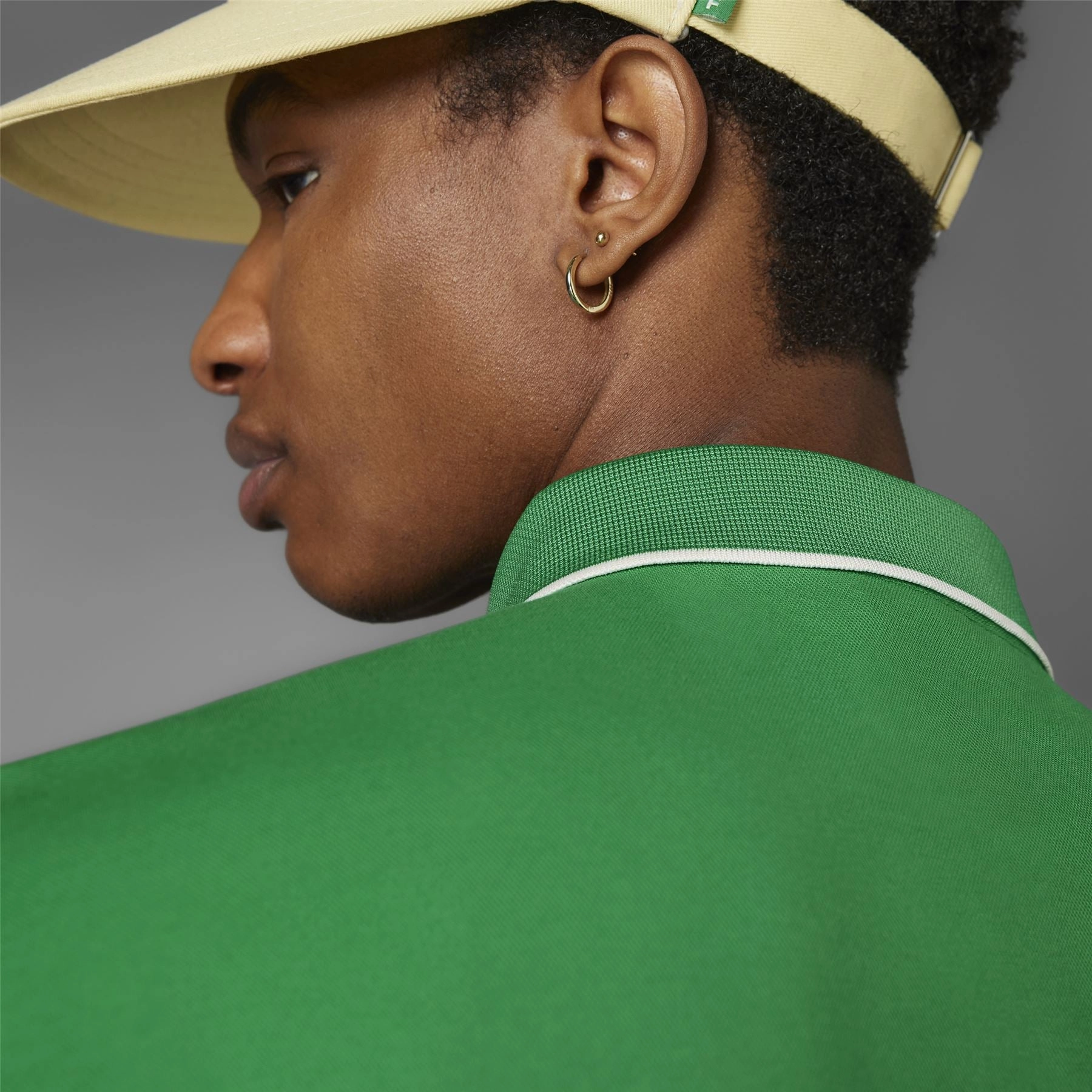 Twistknit Trefoil Polo Green Adidas Men's Apparel