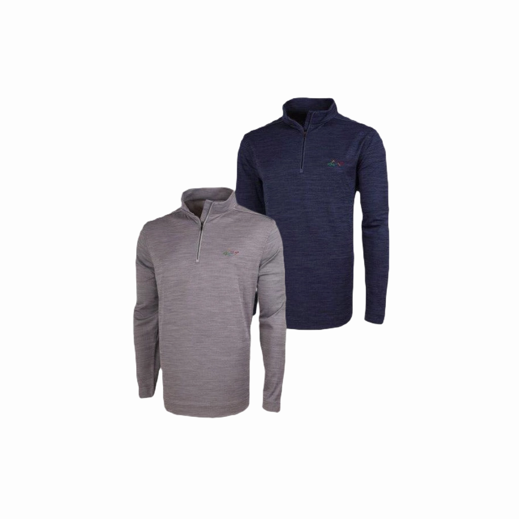 Two Pack Greg Norman Spacedye 1/4 Zip Greg Norman men's golf apparel
