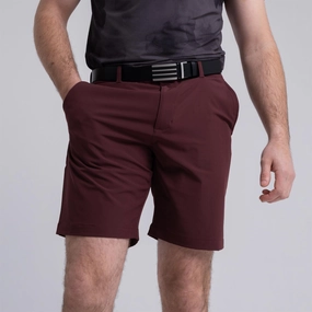 Ultimate365 8.5 Inch Golf Shorts Aurora Ruby Adidas men's athletic apparel