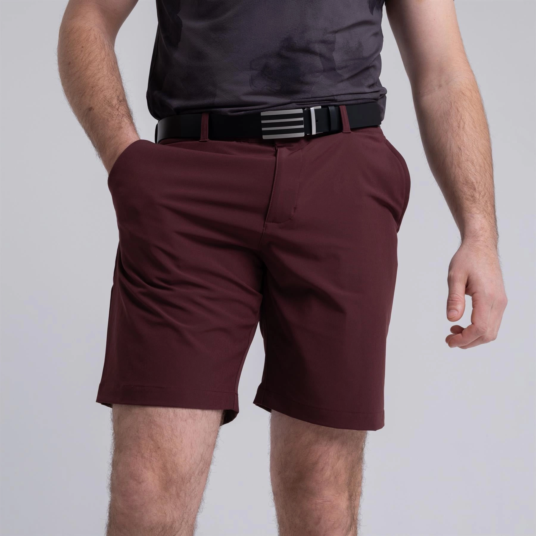 Ultimate365 8.5 Inch Golf Shorts Aurora Ruby Adidas men's athletic apparel