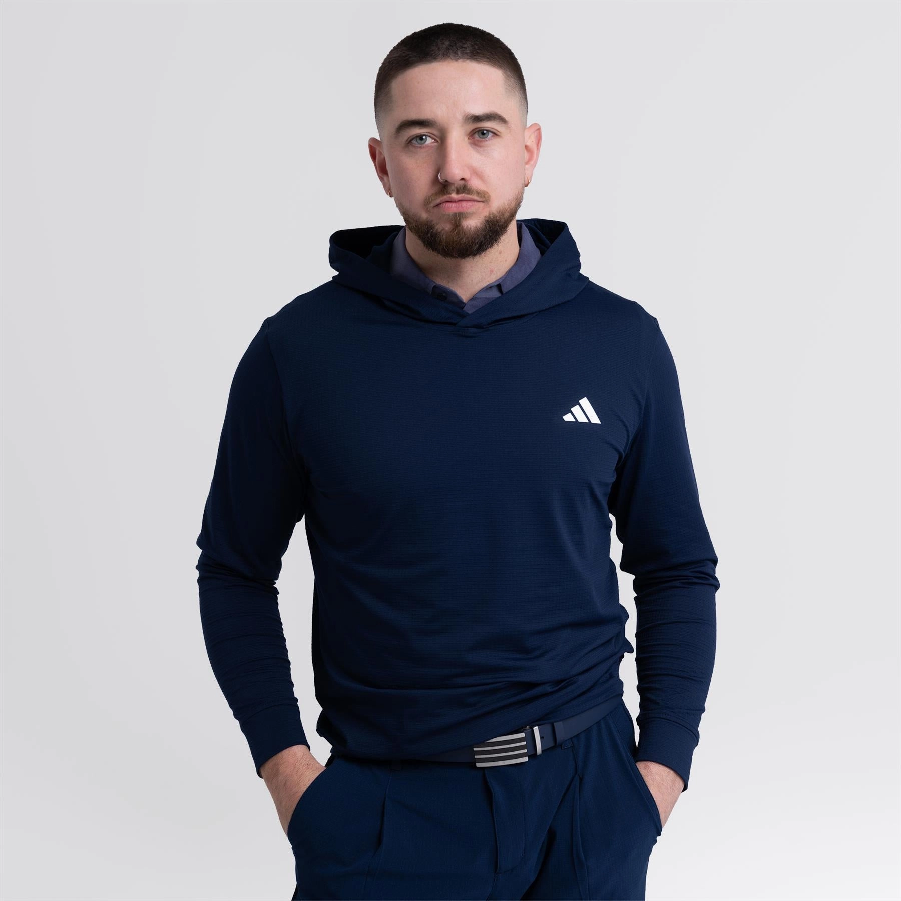 Ultimate365 Elevated Hoodie Navy Adidas men's athletic apparel