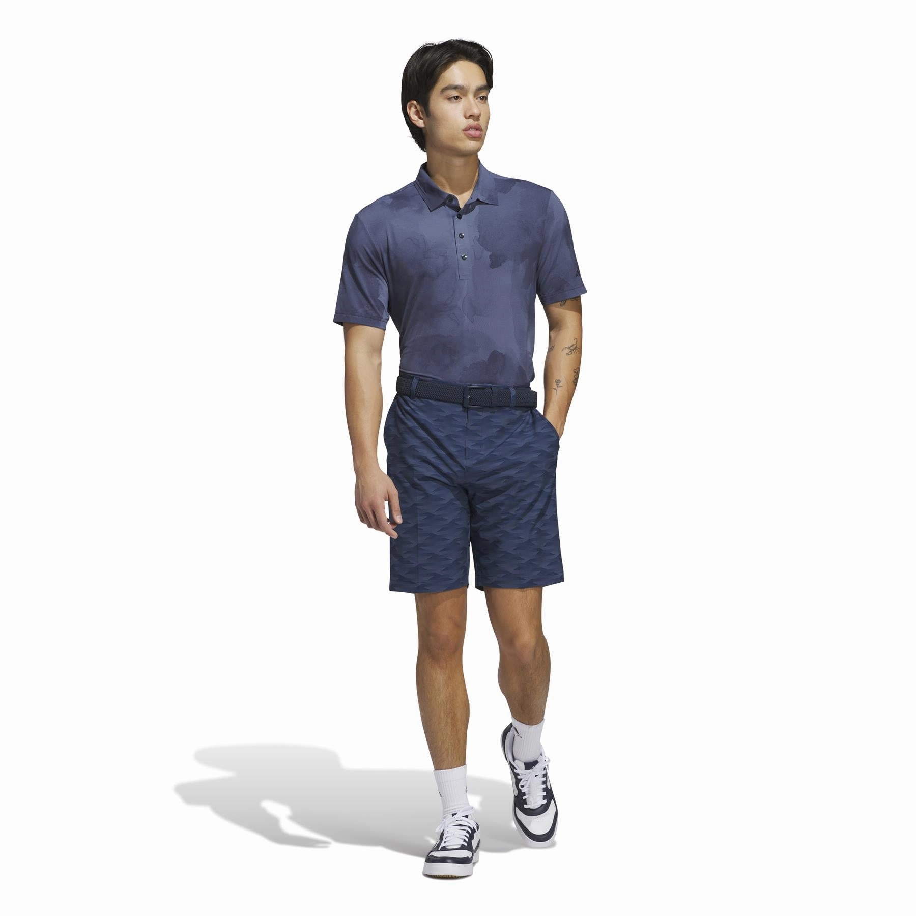 Ultimate365 Printed Golf Shorts Navy Adidas Men's Sportswear