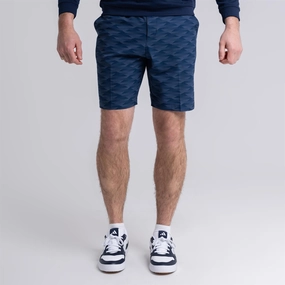 Ultimate365 Printed Golf Shorts Navy Adidas men's athletic apparel