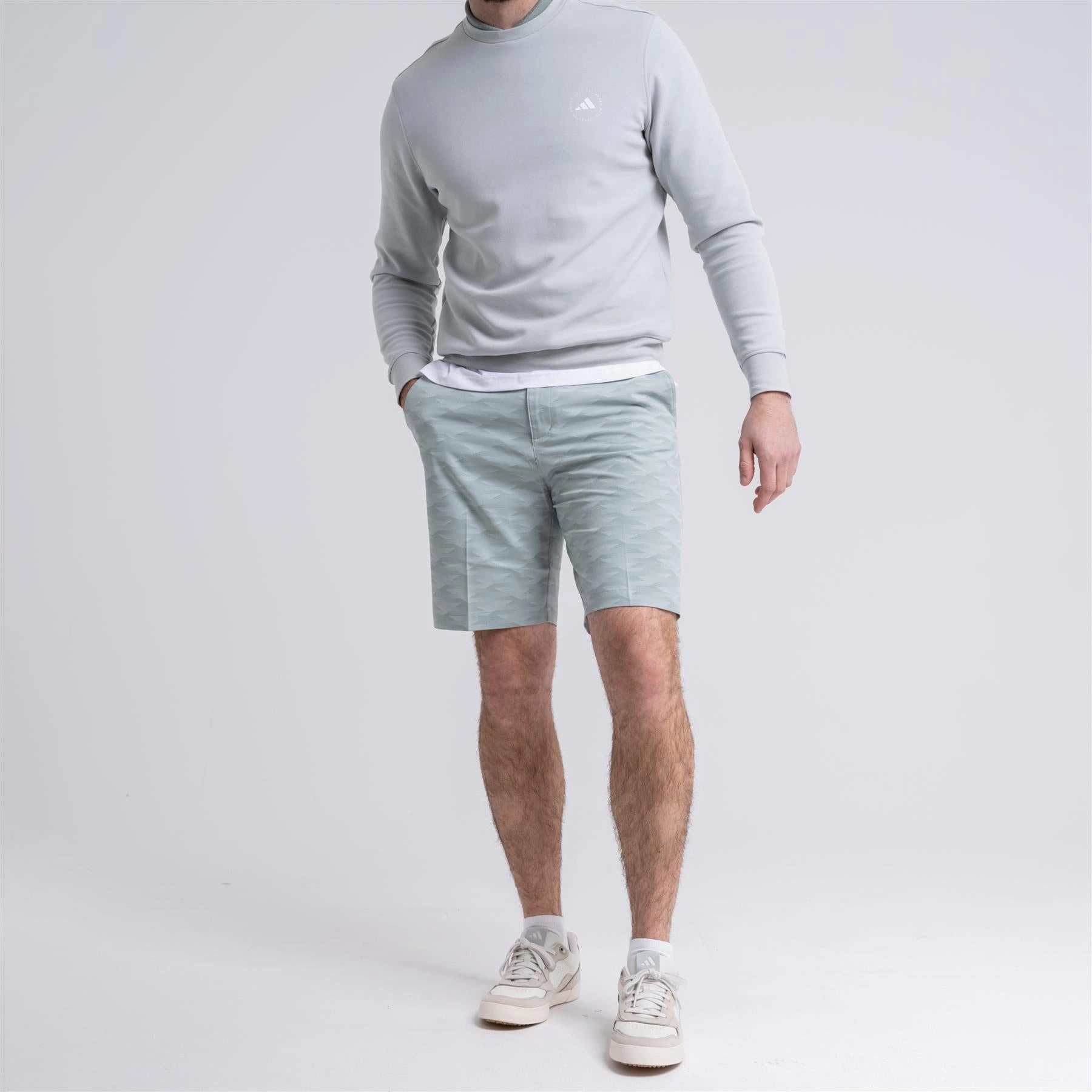 Ultimate365 Printed Golf Shorts Wonder Silver Adidas Men's Sportswear