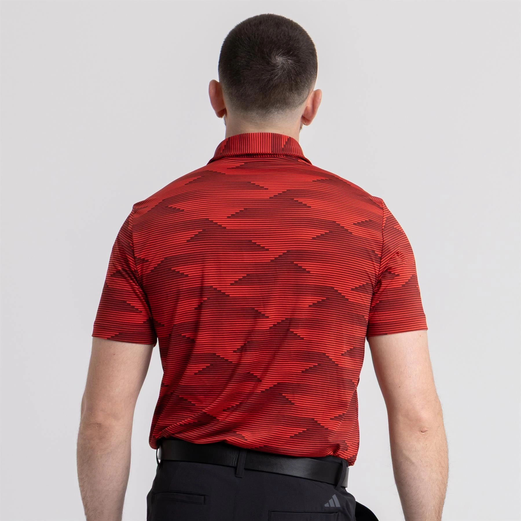Ultimate365 Speed Stripe Polo Aurora Ruby Adidas Men's Sportswear