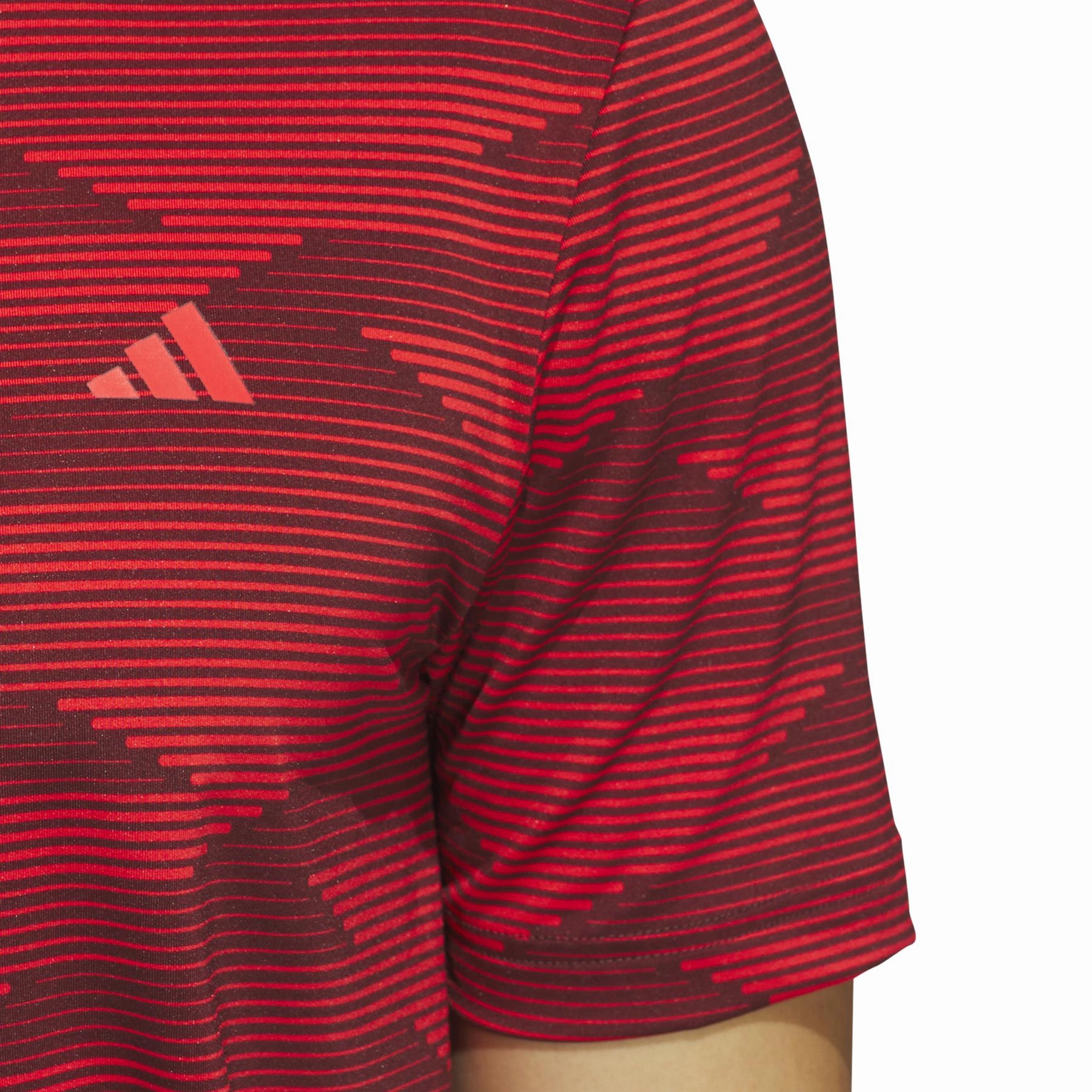Ultimate365 Speed Stripe Polo Aurora Ruby Adidas Men's Sportswear
