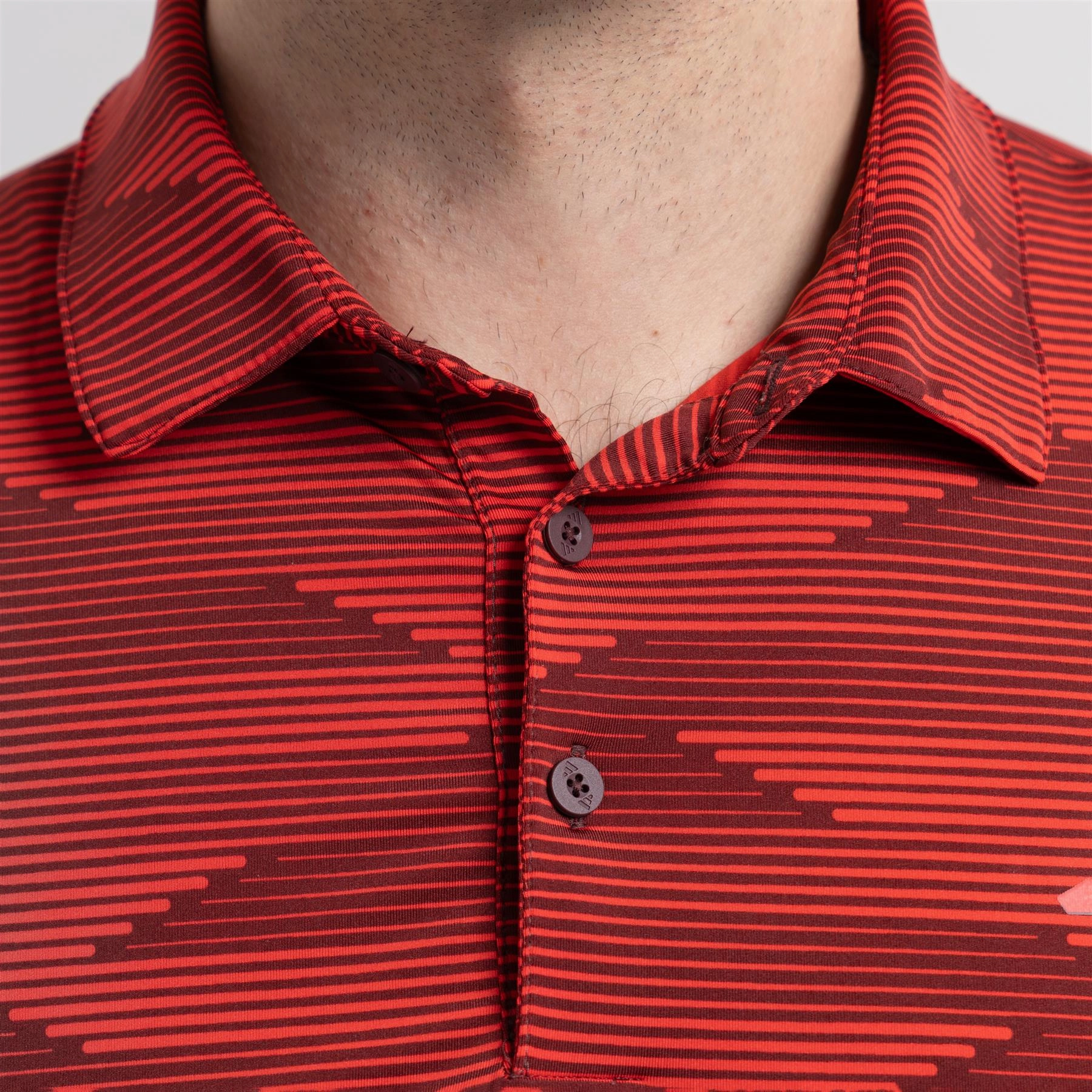 Ultimate365 Speed Stripe Polo Aurora Ruby Adidas Men's Sportswear