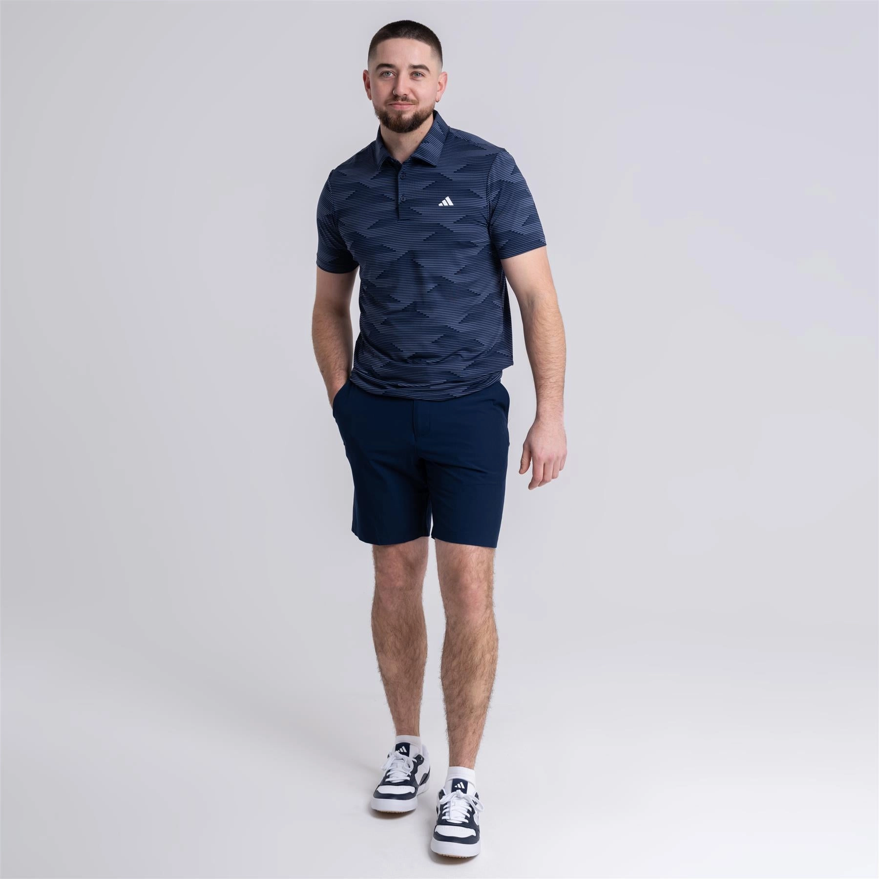 Ultimate365 Speed Stripe Polo Navy/Ink Adidas Men's Sportswear