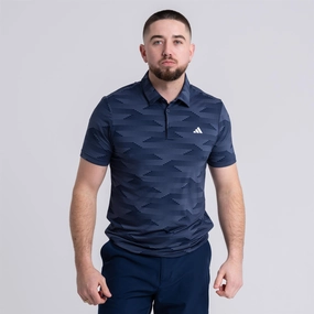 Ultimate365 Speed Stripe Polo Navy/Ink Adidas men's athletic apparel