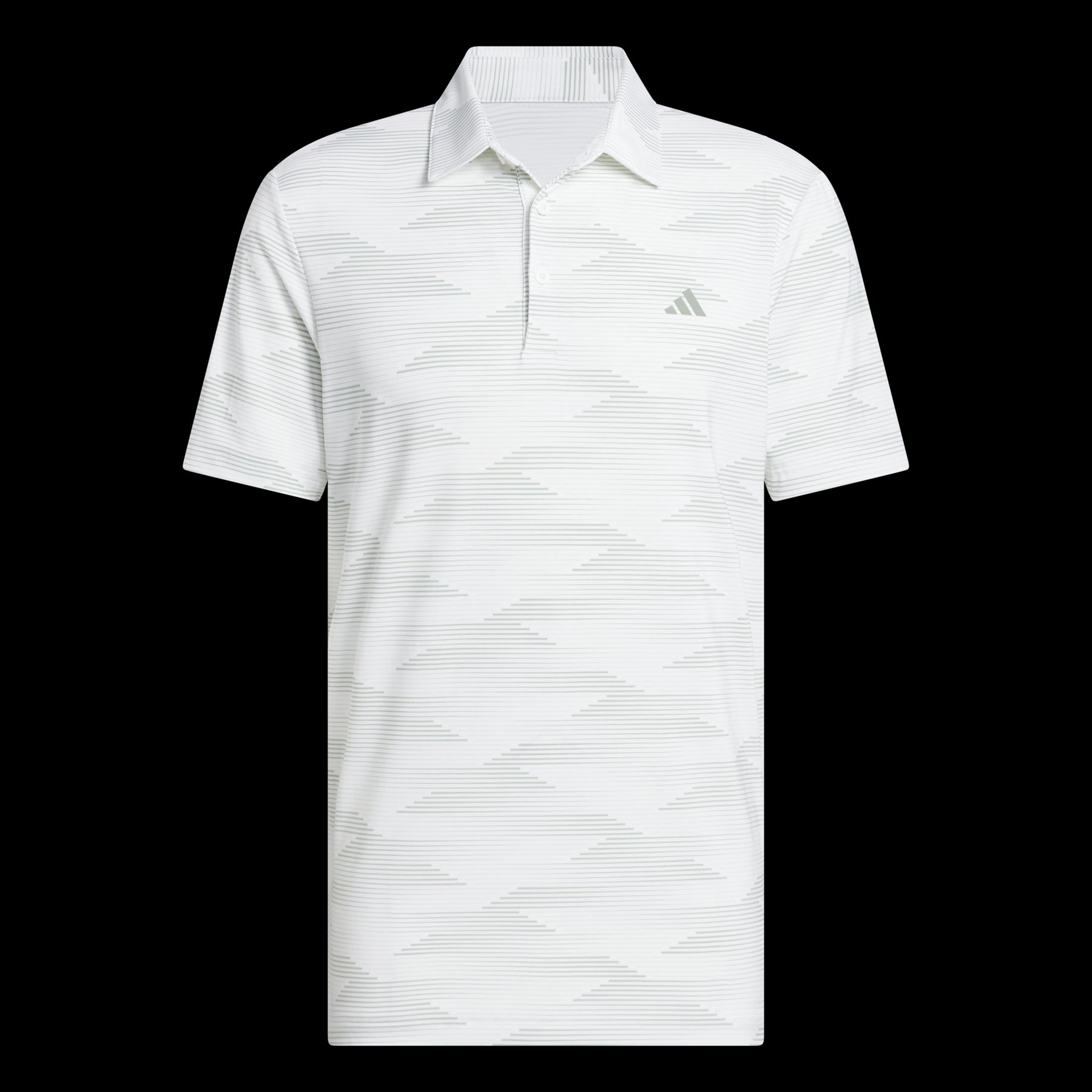 Ultimate365 Speed Stripe Polo White/Silver Green Adidas Men's Sportswear