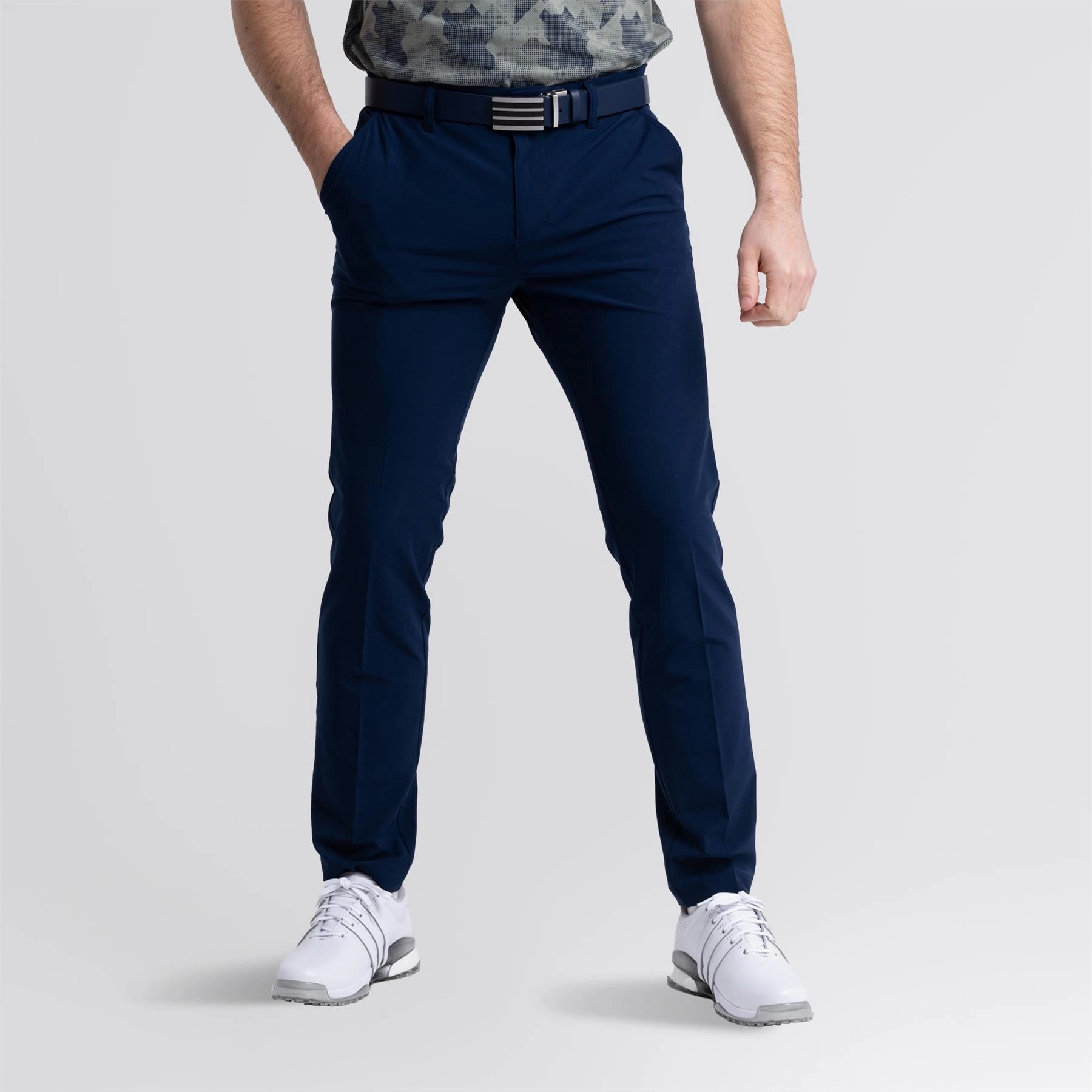 Ultimate365 Tapered Golf Trousers Navy Adidas men's athletic apparel