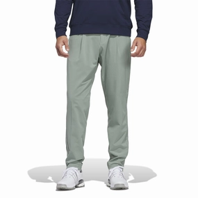 Ultimate365 Tour Golf Tracksuit Bottoms Silver Green Adidas men's athletic apparel