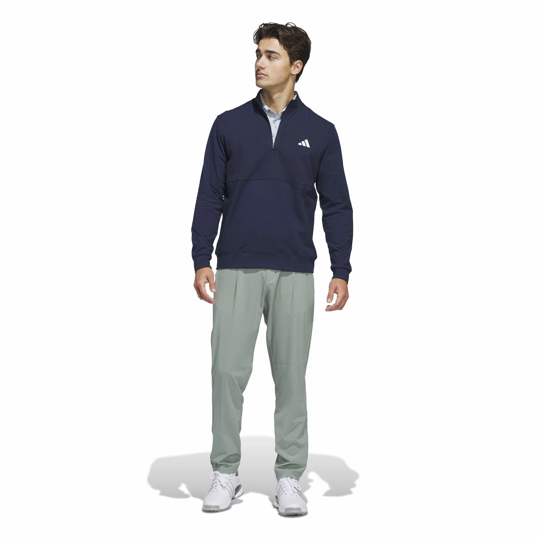 Ultimate365 Tour Golf Tracksuit Bottoms Silver Green Adidas Men's Sportswear