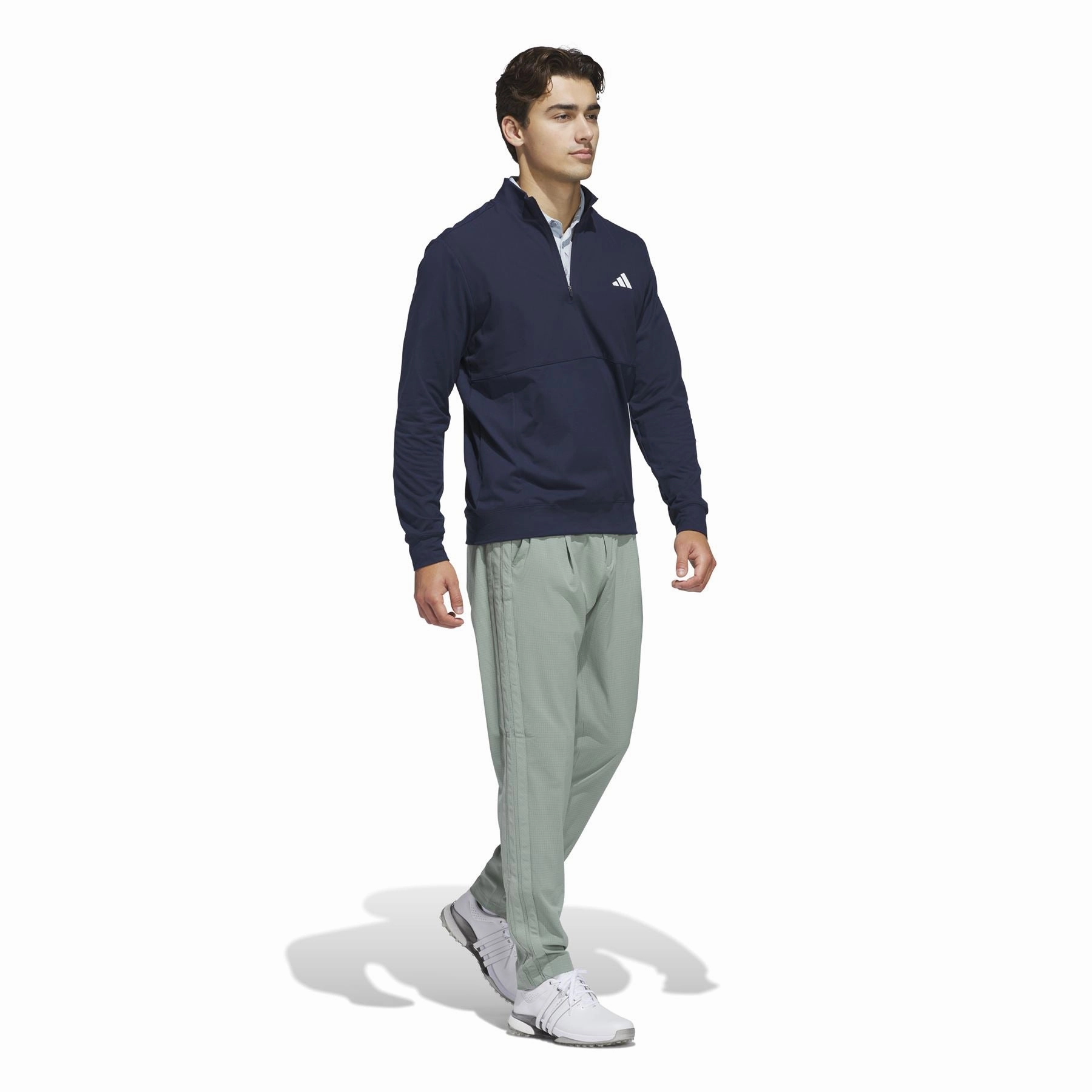 Ultimate365 Tour Golf Tracksuit Bottoms Silver Green Adidas Men's Sportswear