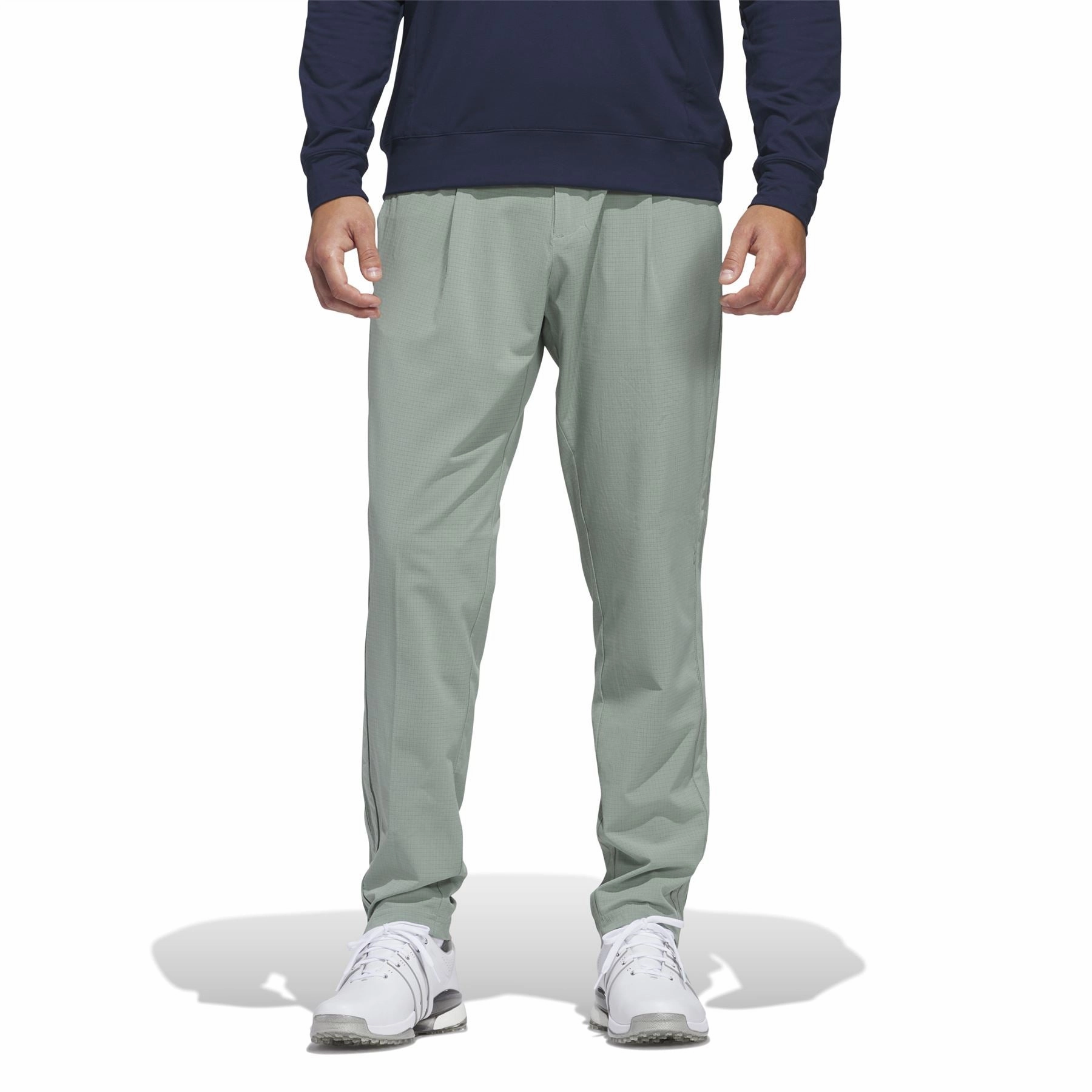 Ultimate365 Tour Golf Tracksuit Bottoms Silver Green Adidas men's athletic apparel