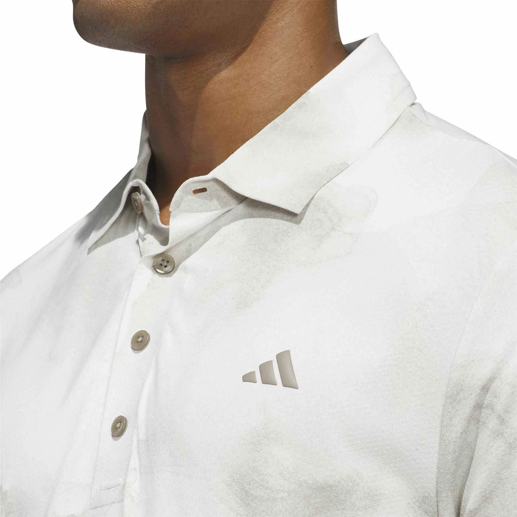 Ultimate365 Tour Printed Polo Beige/White Adidas Men's Sportswear