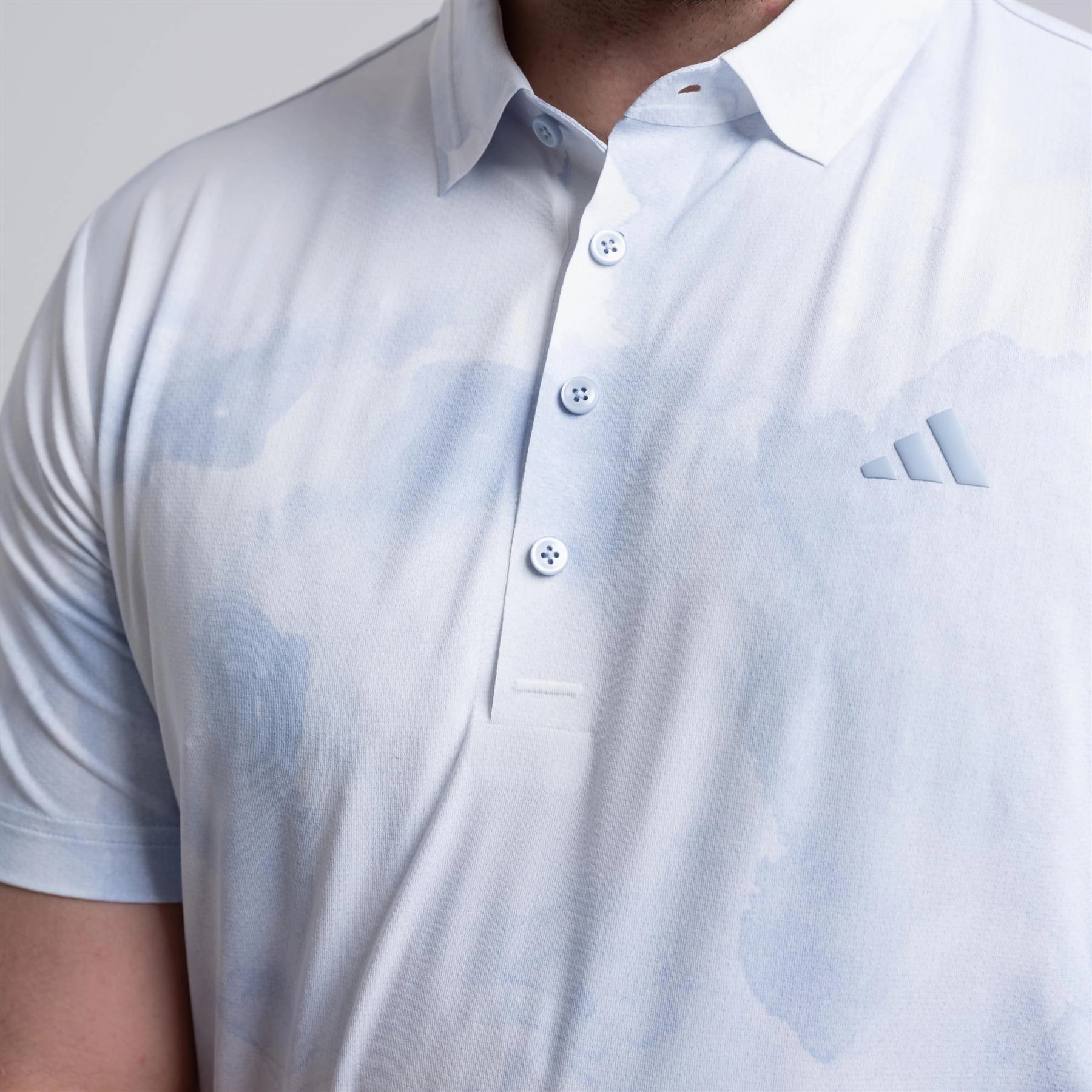 Ultimate365 Tour Printed Polo Wonder Blue/White Adidas Men's Sportswear