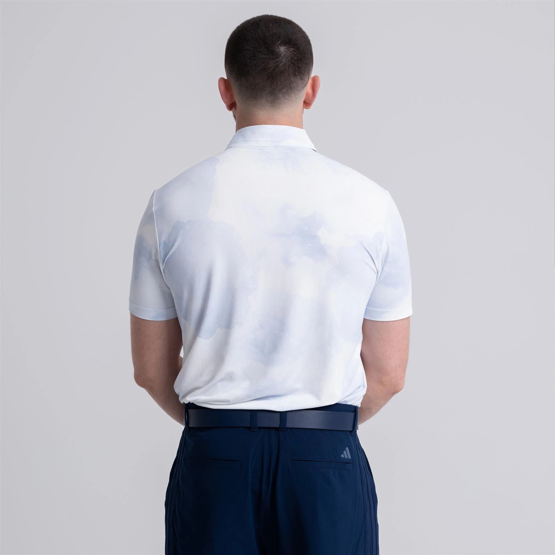 Ultimate365 Tour Printed Polo Wonder Blue/White Adidas Men's Sportswear