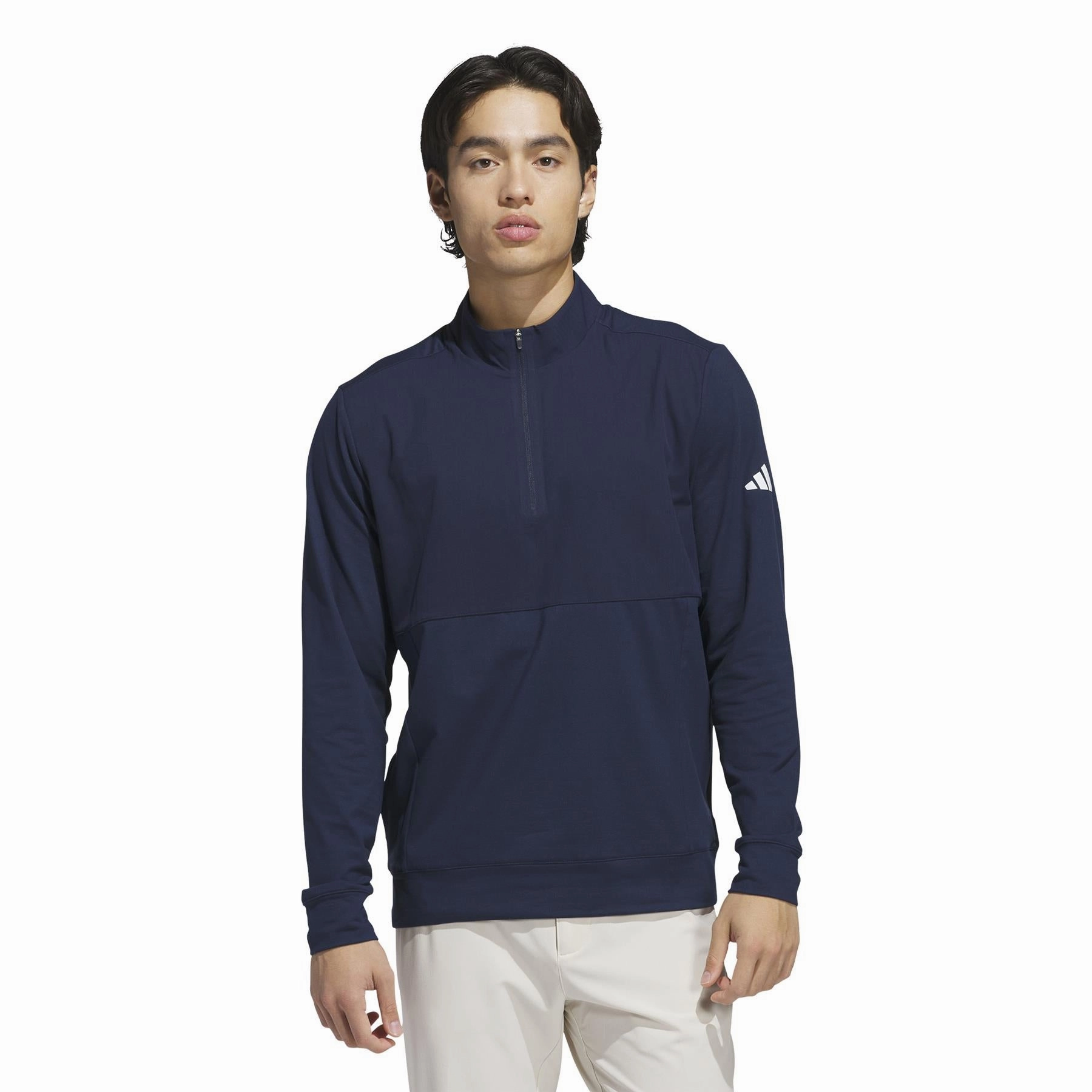 Ultimate365 Tour Quarter Zip Layer Collegiate Navy Adidas men's athletic apparel