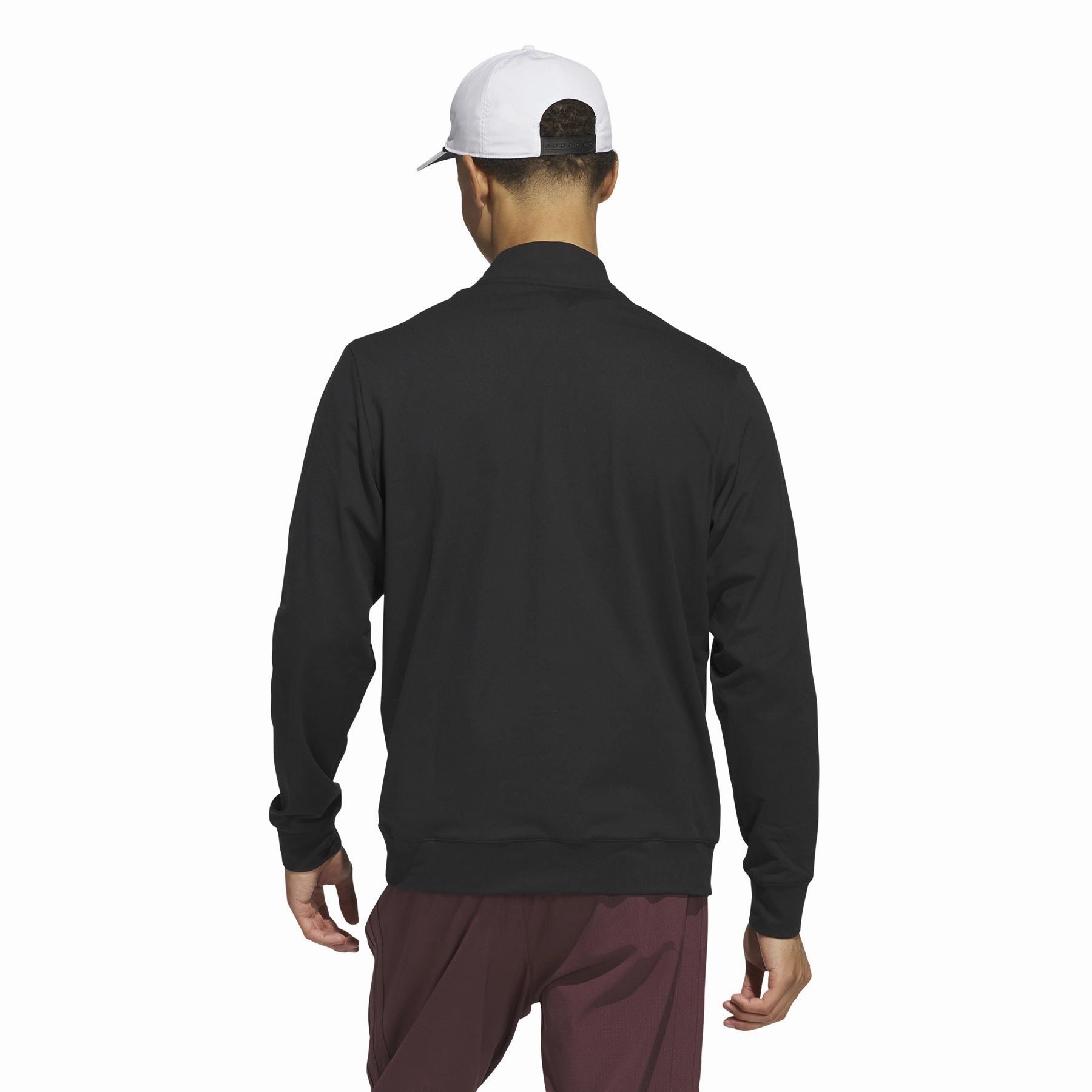 Ultimate365 Tour Quarter Zip Mid Layer Black Adidas Men's Sportswear