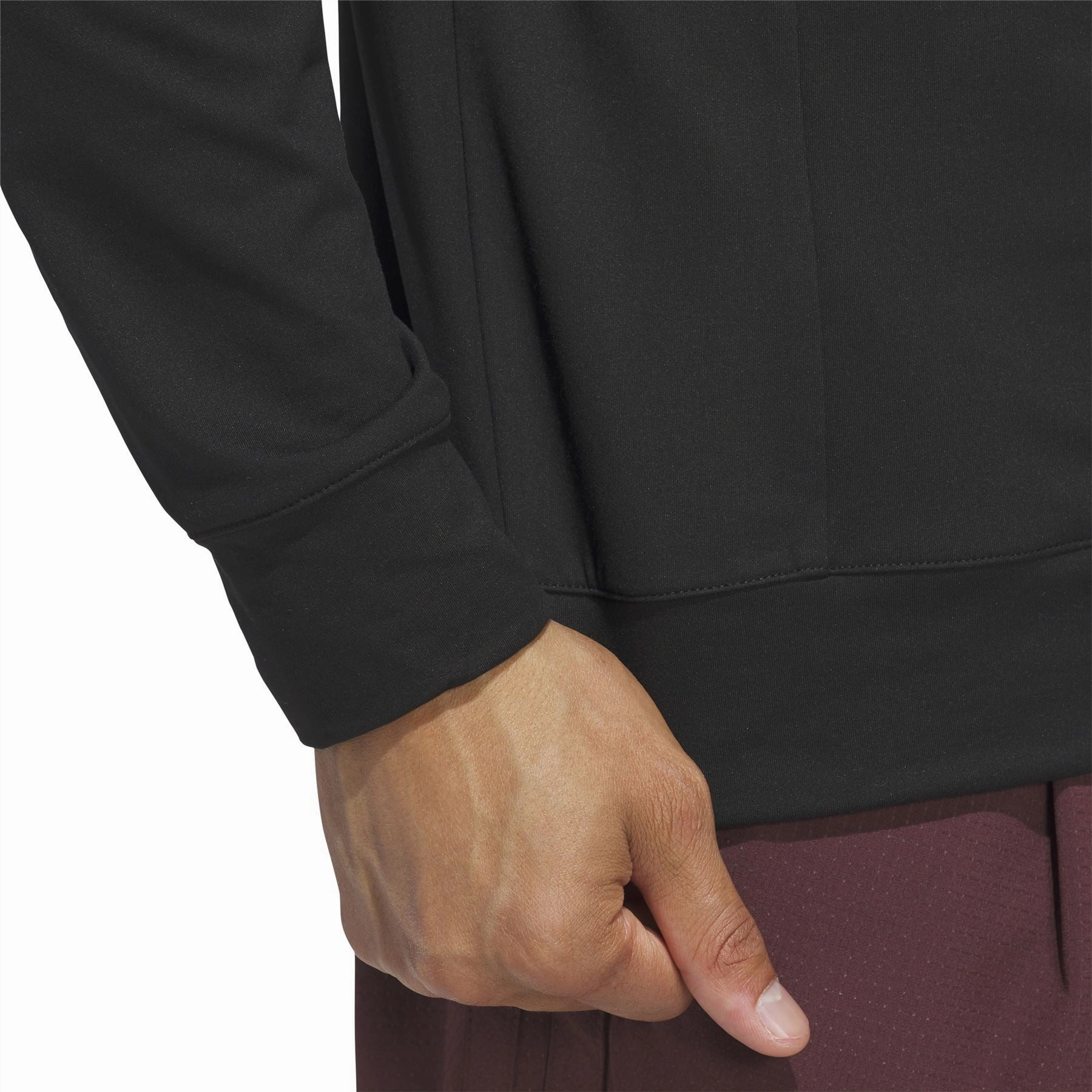 Ultimate365 Tour Quarter Zip Mid Layer Black Adidas Men's Sportswear