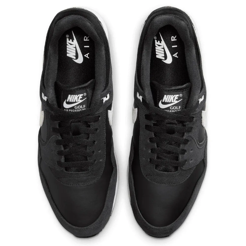 Nike Air Pegasus '89 Spikeless Golf Shoes Black/White/Black - FW24 Unisex Minimal Walking Shoes, Trendy Athletic Shoes