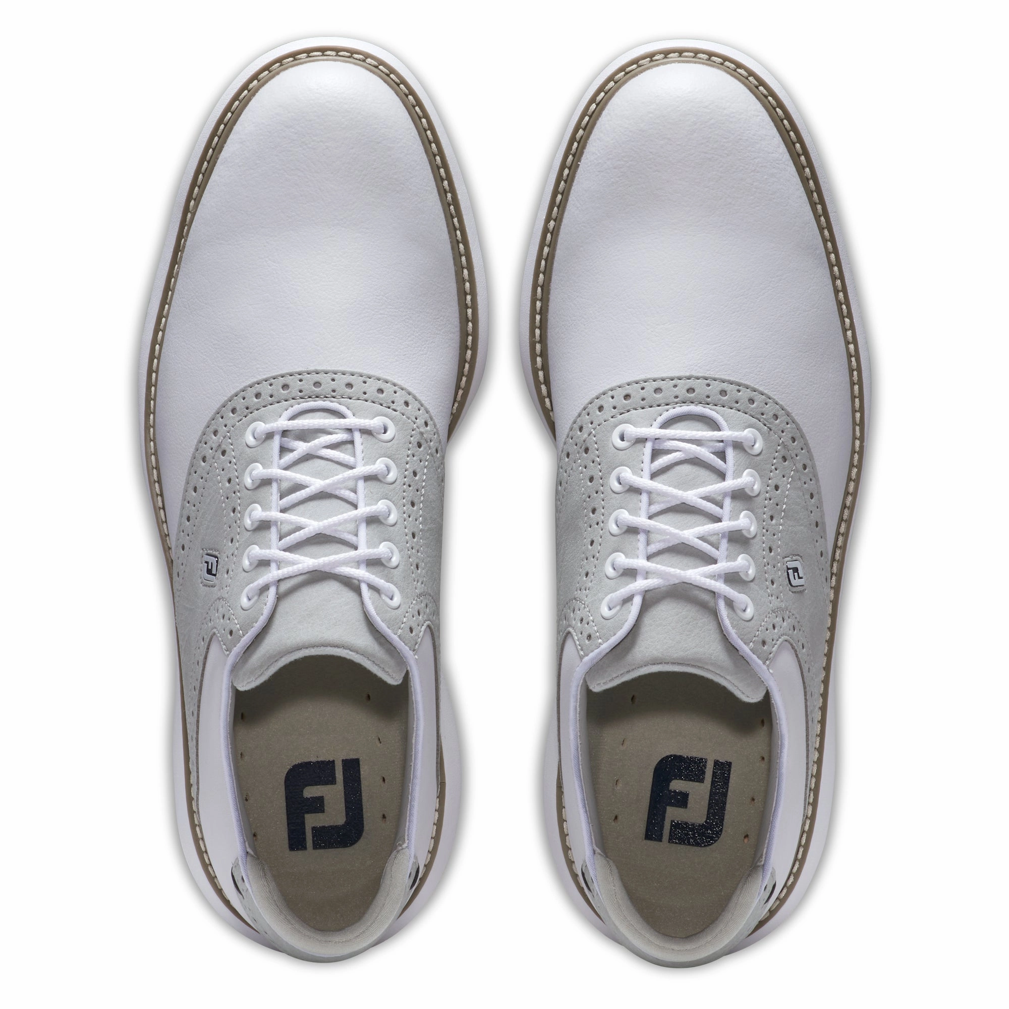 Gel Cushioned Sneakers FootJoy Traditions Golf Shoes 57957