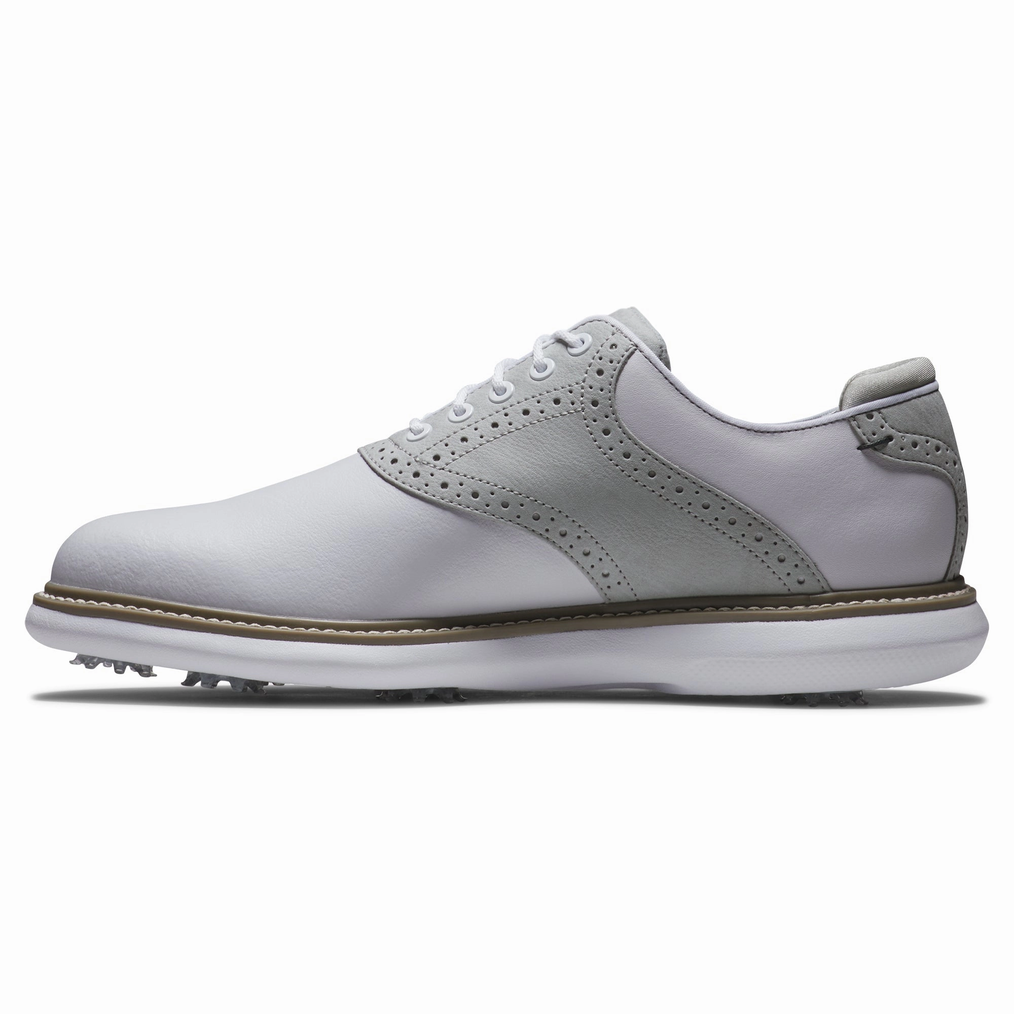 FootJoy Traditions Golf Shoes 57957 Cushioned Sole Shoes, Urban Casual Shoes, Elastic Fit Shoes
