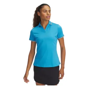 Under Armour Ladies Drive Rib SS Golf Polo Shirt 6000657