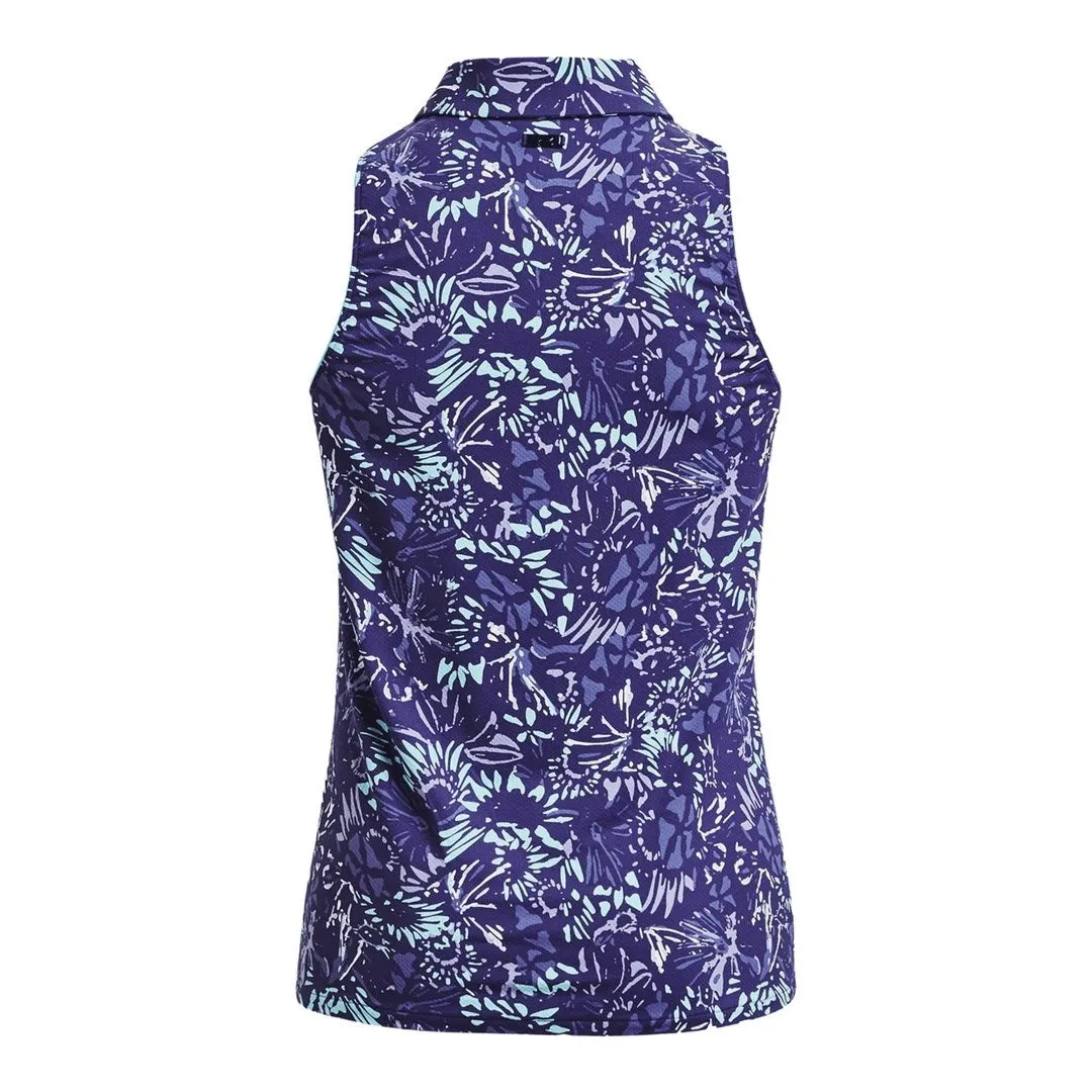 Under Armour Ladies Iso-Chill Sleeveless Golf Polo Shirt 1377334