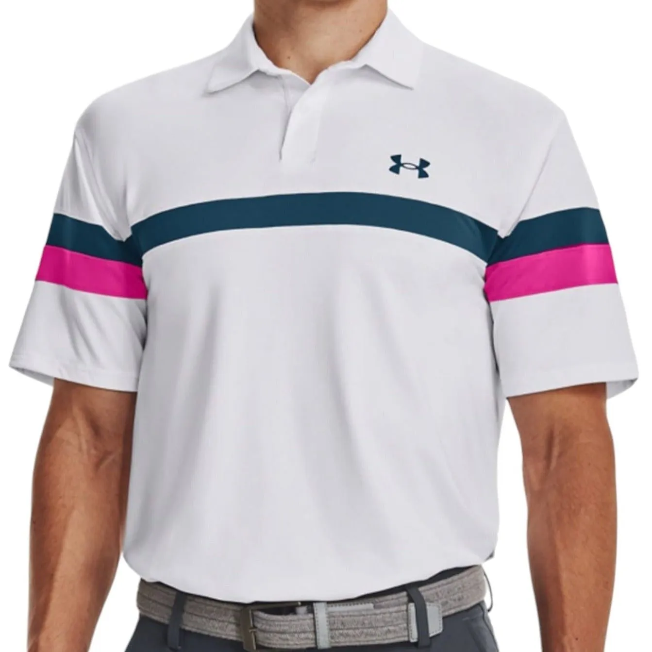 Under Armour T2G Color Block Golf Polo Shirt 1377379