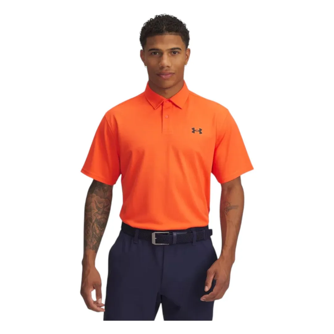 Under Armour Tee To Green Pique Golf Polo Shirt 1390123