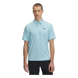 Under Armour Tee To Green Printed Golf Polo Shirt 1383715