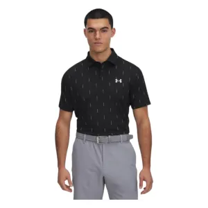 Under Armour Tee To Green Printed Golf Polo Shirt 1383715