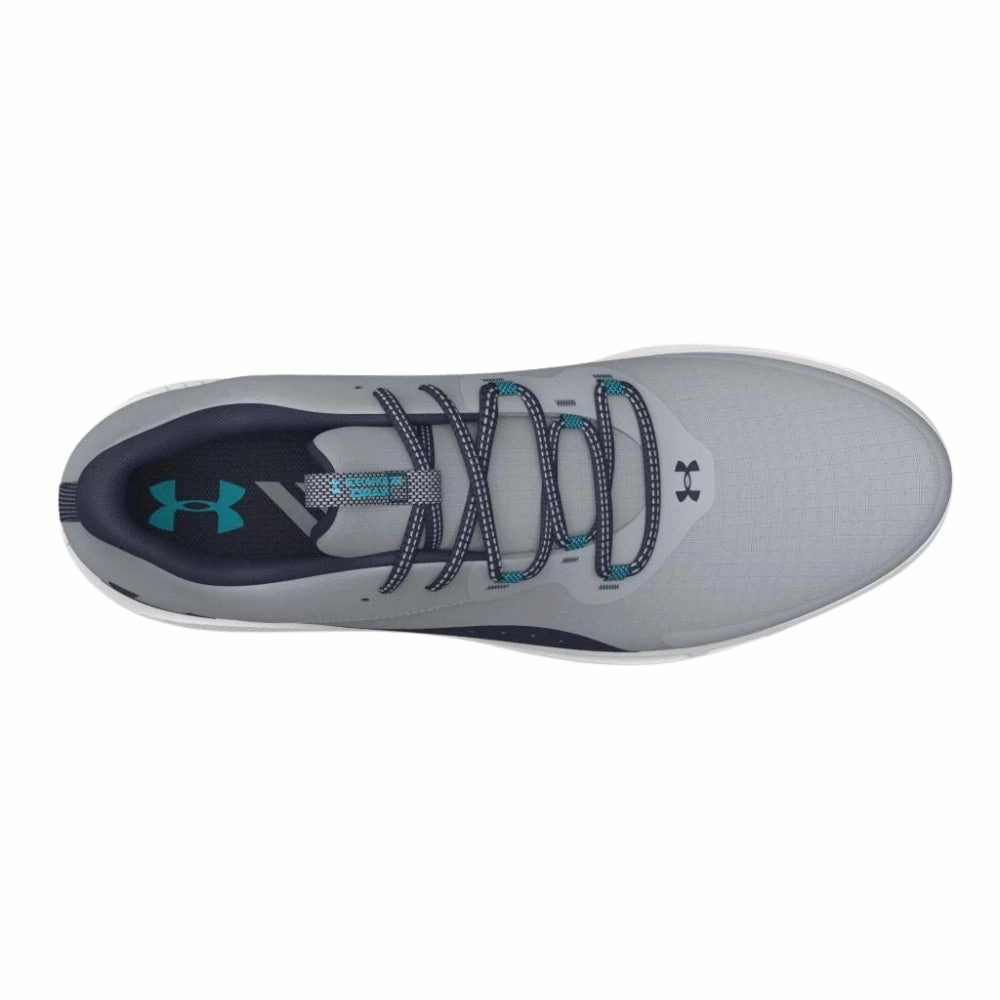 Under Armour Men's UA Charged Draw 2 Spikeless Golf Shoes - Mod Gray Men's Shoes from Other Brands