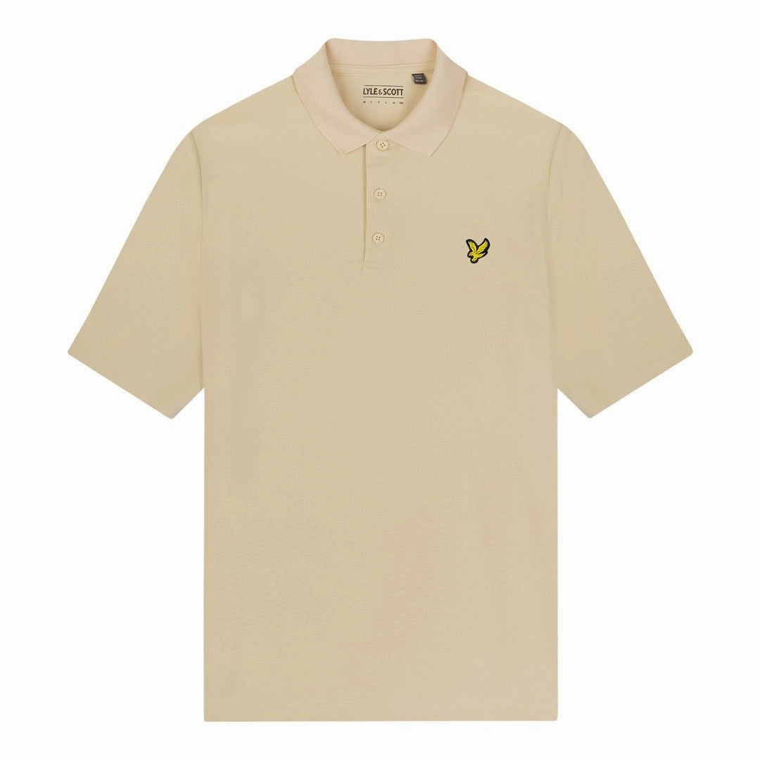 monochrome clothing style Lyle & Scott Tech Golf Polo Shirt SP1760GTR men's breathable shirt