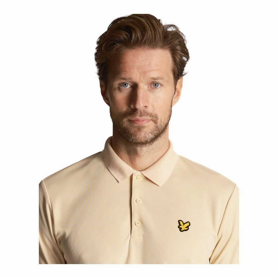 seasonal outfit Lyle & Scott Tech Golf Polo Shirt SP1760GTR men's sweat-wicking fabric