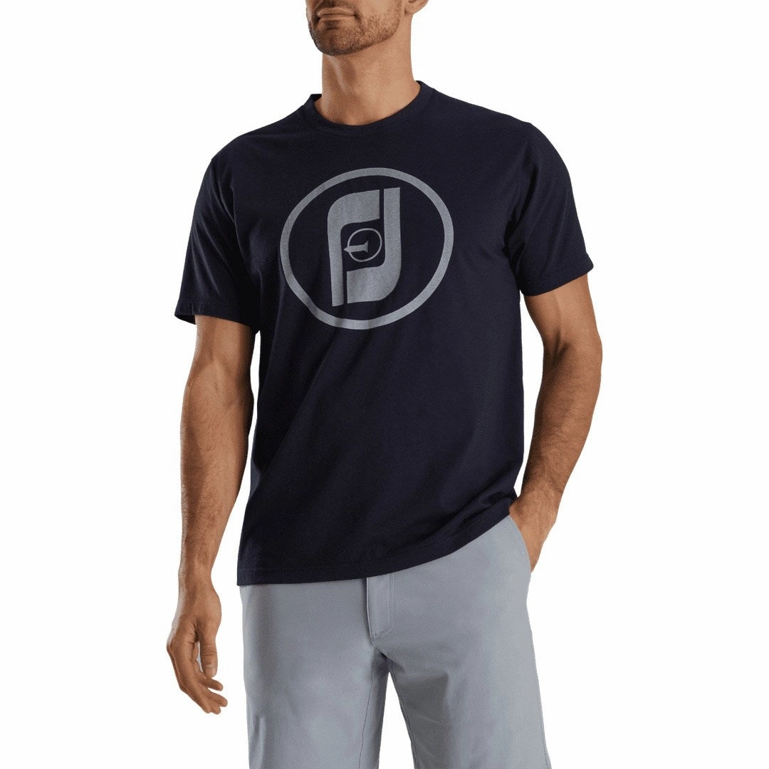 junior golf trousers, badminton practice wear, women's layered outfit FootJoy Heritage Golf Tee Shirt 27699