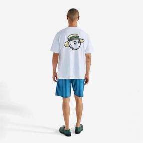 Vacation Club T-Shirt White Malbon mens golf lifestyle wear