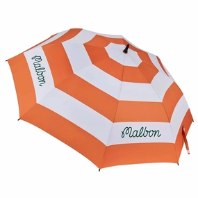 Vacation Club Umbrella Orange/White Malbon mens golf lifestyle wear