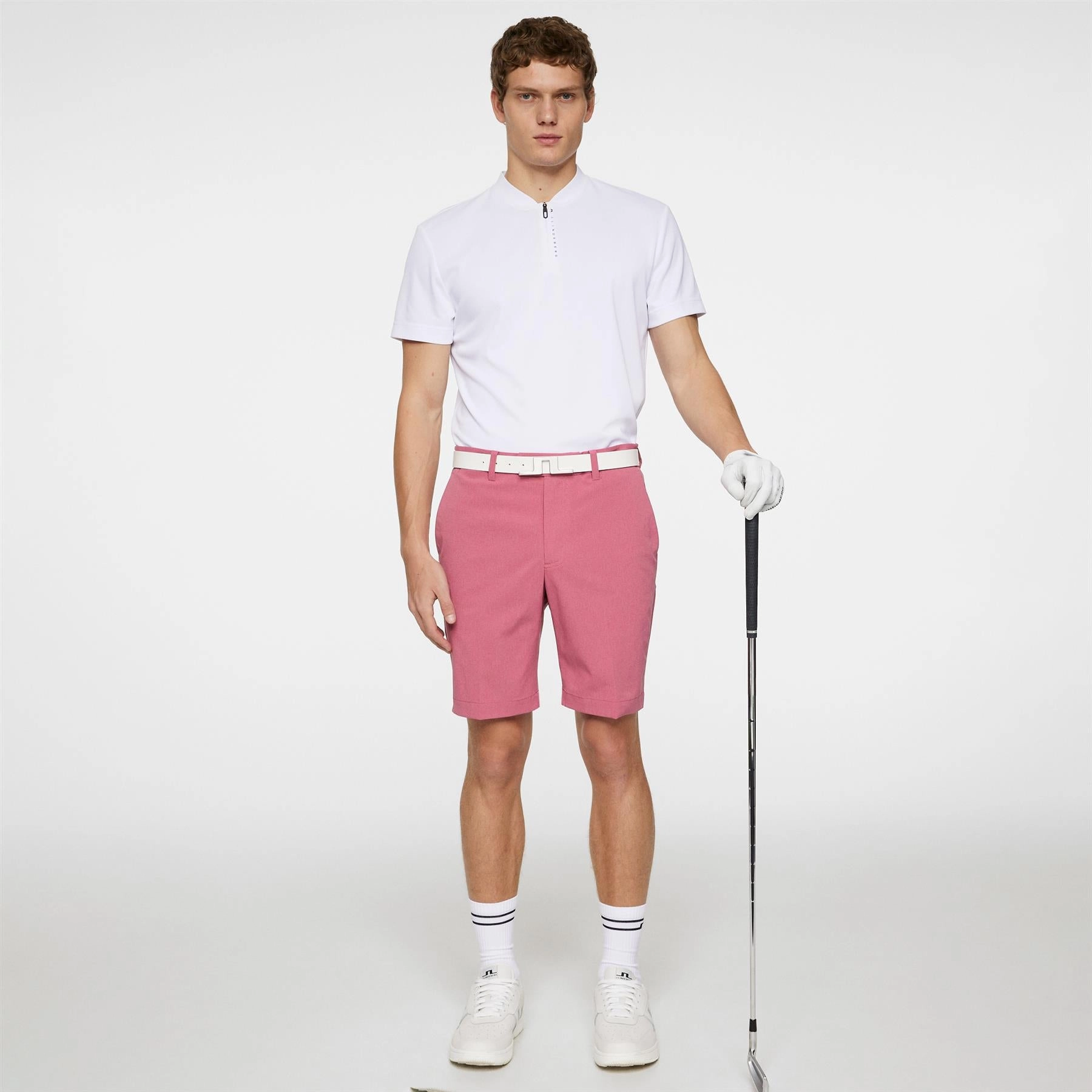 Vent Shorts Rose Wine J.Lindeberg Golfwear for Men