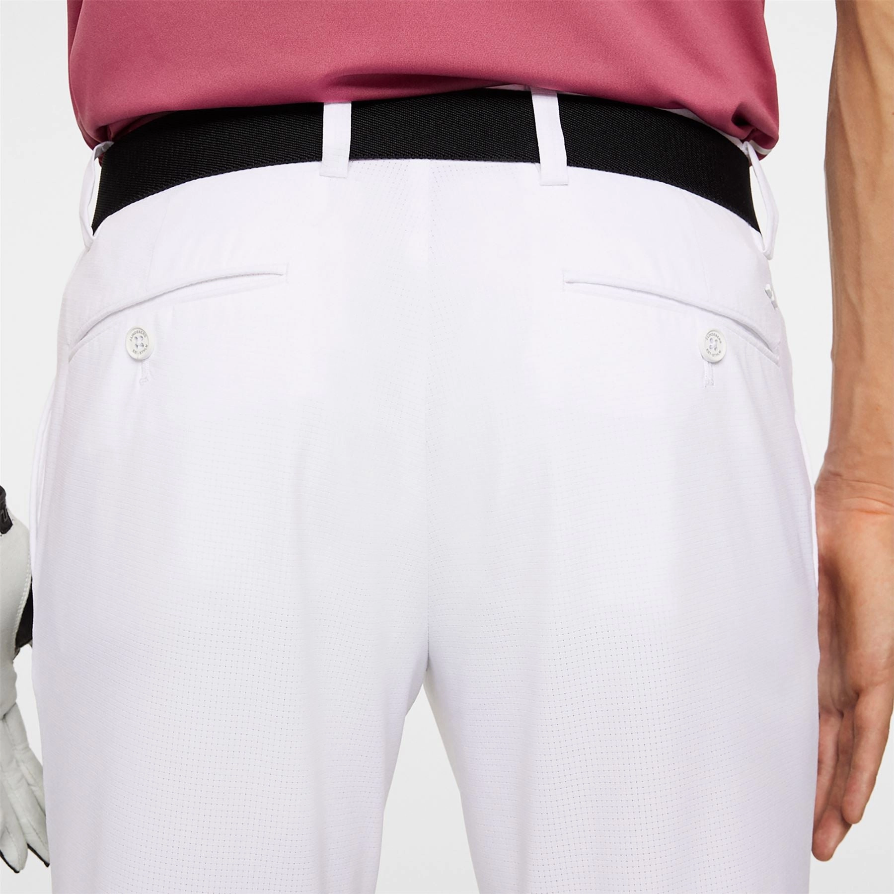 Vent Trousers White J.Lindeberg Golfwear for Men