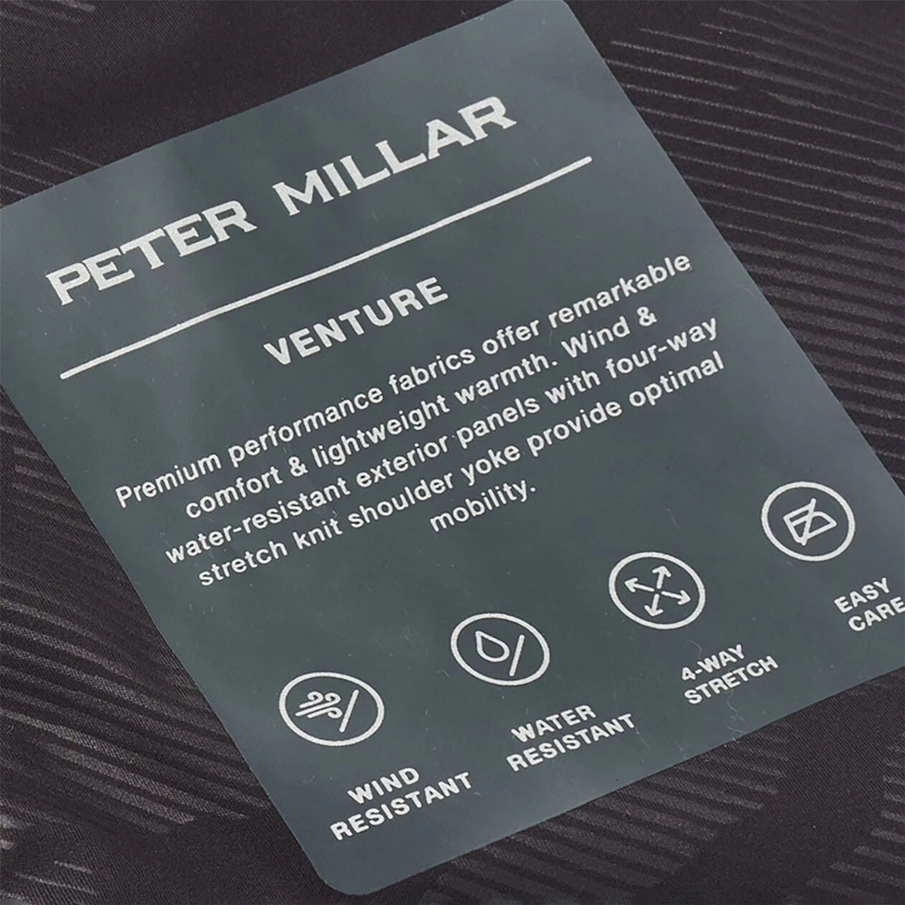 Venture Classic Fit Hybrid Vest Camo Black Peter Millar Menswear Collection