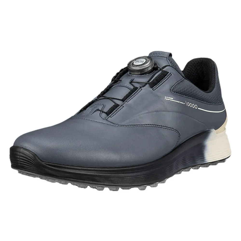 Comfortable Soles ECCO S-Three GTX BOA Spikeless Golf Shoes Ombre/Sand - SS23 Men