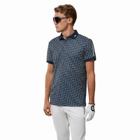 men's formal outfit Versatile Zip-Up J.Lindeberg Tour Tech Print Golf Shirt GMJT07067 Light Shield Jacket men's sport shorts
