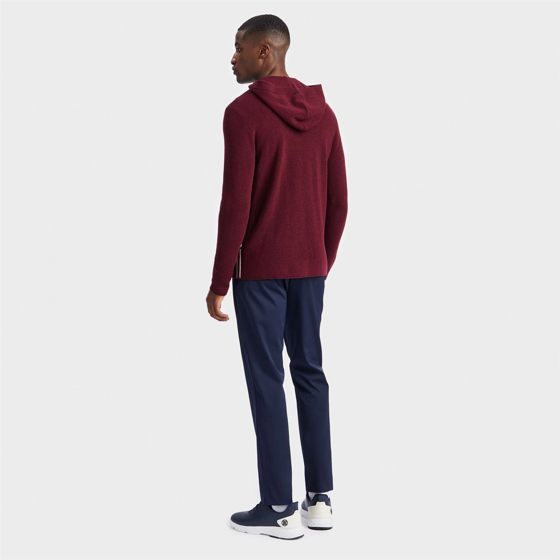 Waffle Stitch Merino Hoodie Rhubarb G/Fore Men's Fashion