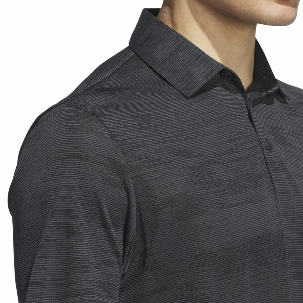 kids casual outfit adidas Ultimate365 Textured Stripe Golf Polo Shirt IW1411 men's layered fashion