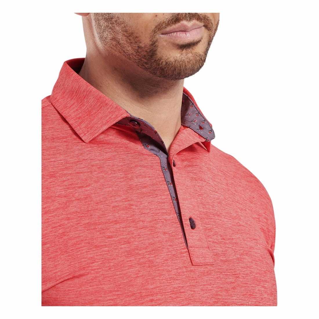 FootJoy Heather Lisle with Trim Golf Polo Shirt 34071 women's fashion hoodie, men's softshell jacket