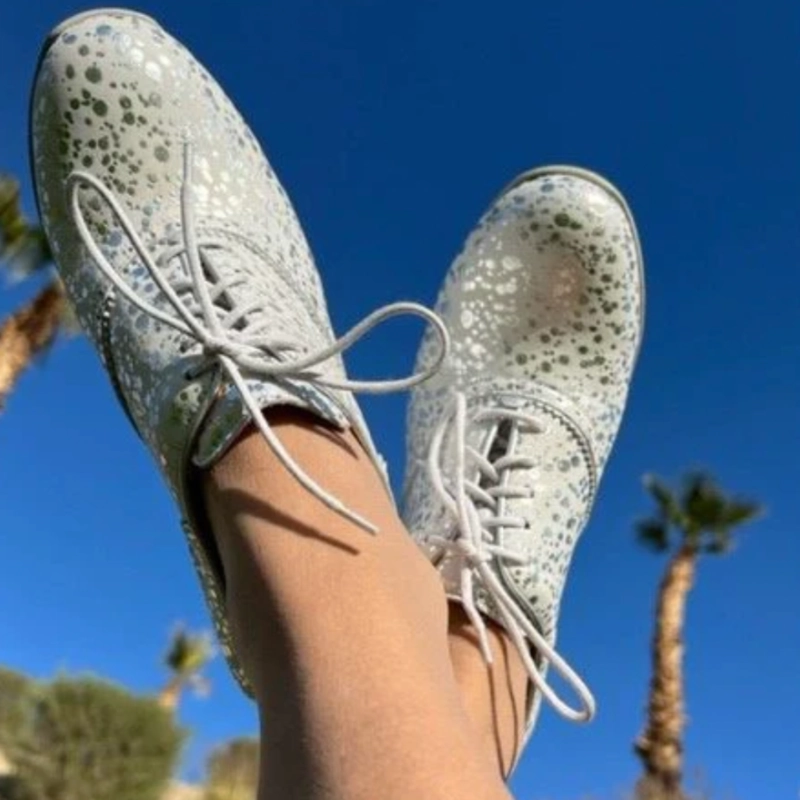 Westees Lizzy Golf Shoe - Silver women's performance golf shoes